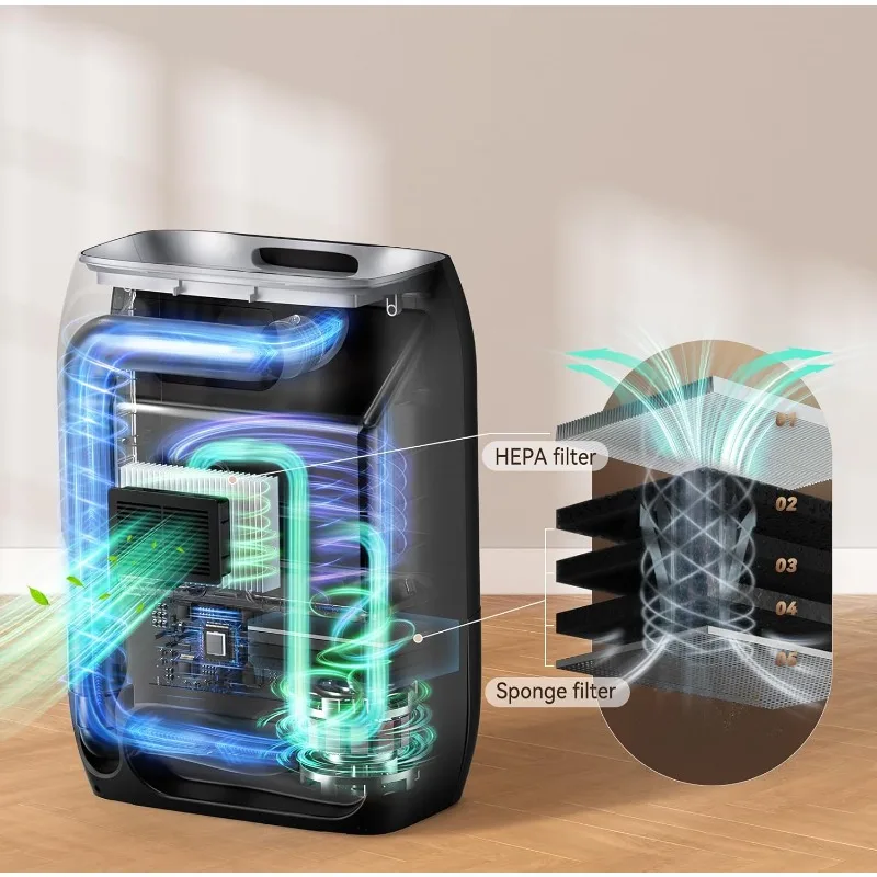 Pengki Otomatis Vakum Tanpa Sentuhan Pro - Sangat Cepat & Kuat - Cocok untuk Salon Sapu Makanan Rambut Hewan Peliharaan Dapur Kotoran, Tabung V