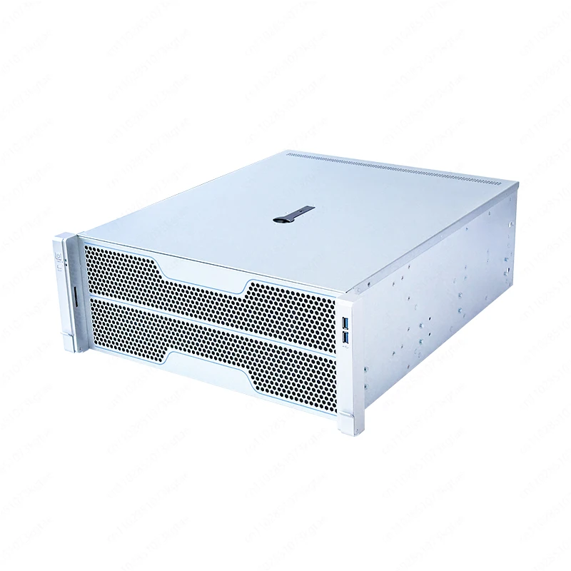 ATX Pass-Through 4U Rackmount Chassis High Performance Computing AI Storage Video Audio GPU Server Hard Drives