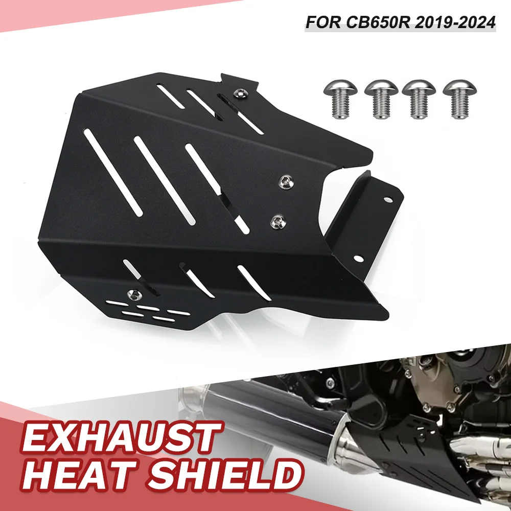 

For Honda CB 650R 2019 2020 2021 2022 2023 2024 Motorcycle Exhaust Front Interface Frame Protective Shield Guard Cover CB650R