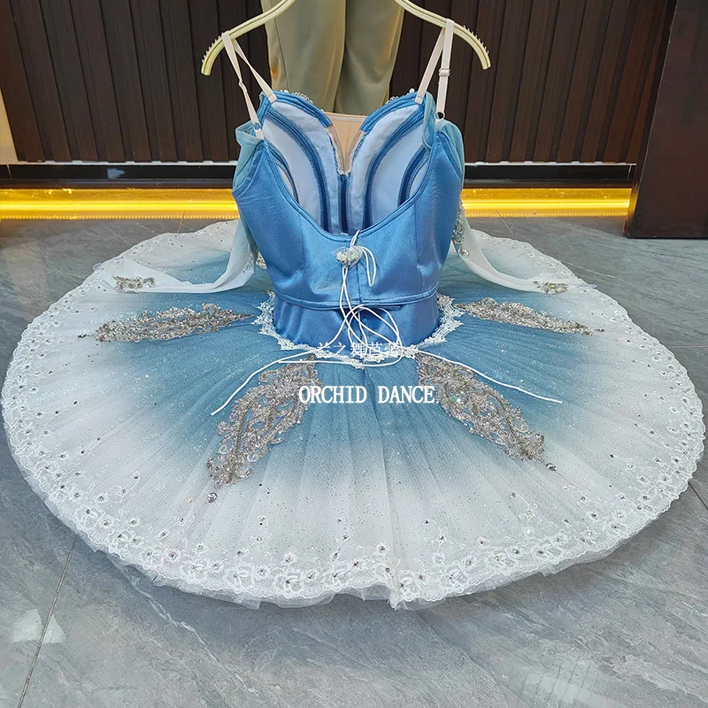 BT2507054 taille personnalisée professionnelle couleur personnalisée enfants filles femmes adultes bleu Ballet Tutu Costumes