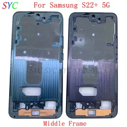 Middle Frame Center Chassis Cover Housing For Samsung S22+ S22 Plus 5G S906 Phone Metal LCD Frame Repair Parts