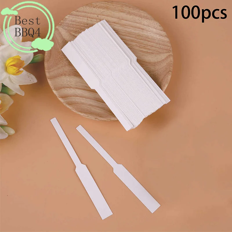 

(BBQ4) 100 шт. портативных тест-полосок для духов, ароматерапии и эфирных масел, 130*12 мм