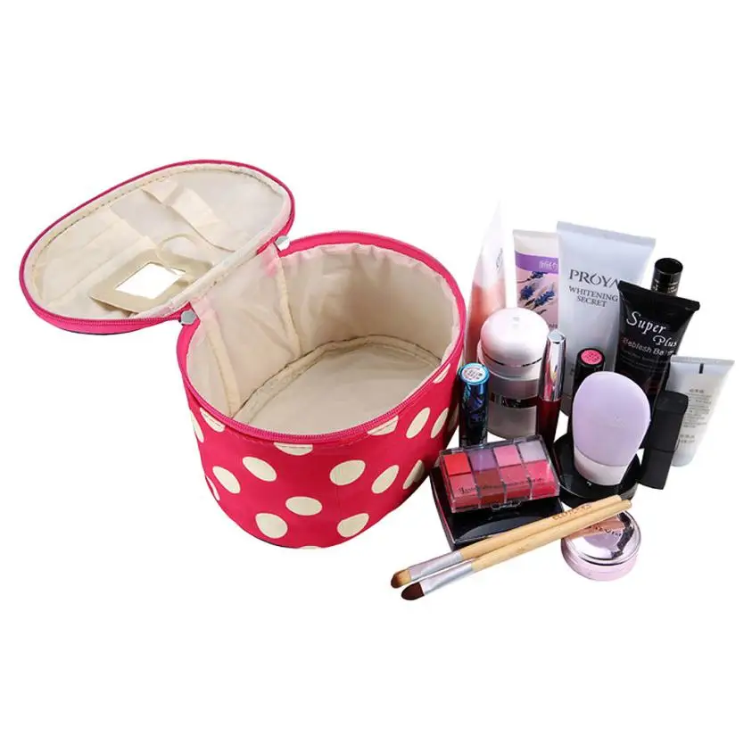 Travel Waterproof Portable Women Makeup Bag High Capacity Toiletries Organizer Storage Cosmetic Cases Zipper Wash Beauty Pouch