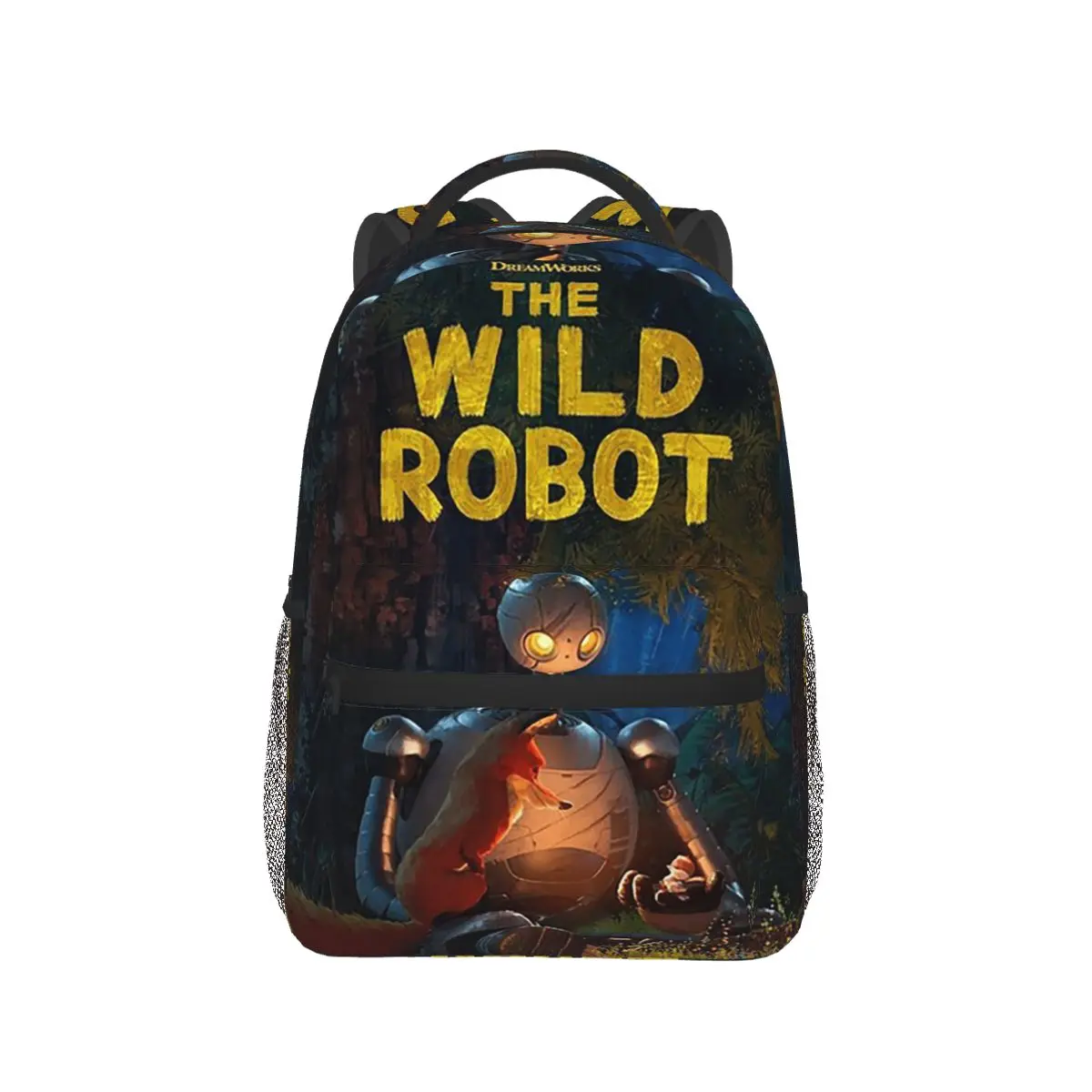 

The Wild Robot Backpack Hot Sale Daypack Large Capacity Kids BookBag School Bag Shoulder Bags for Men Women