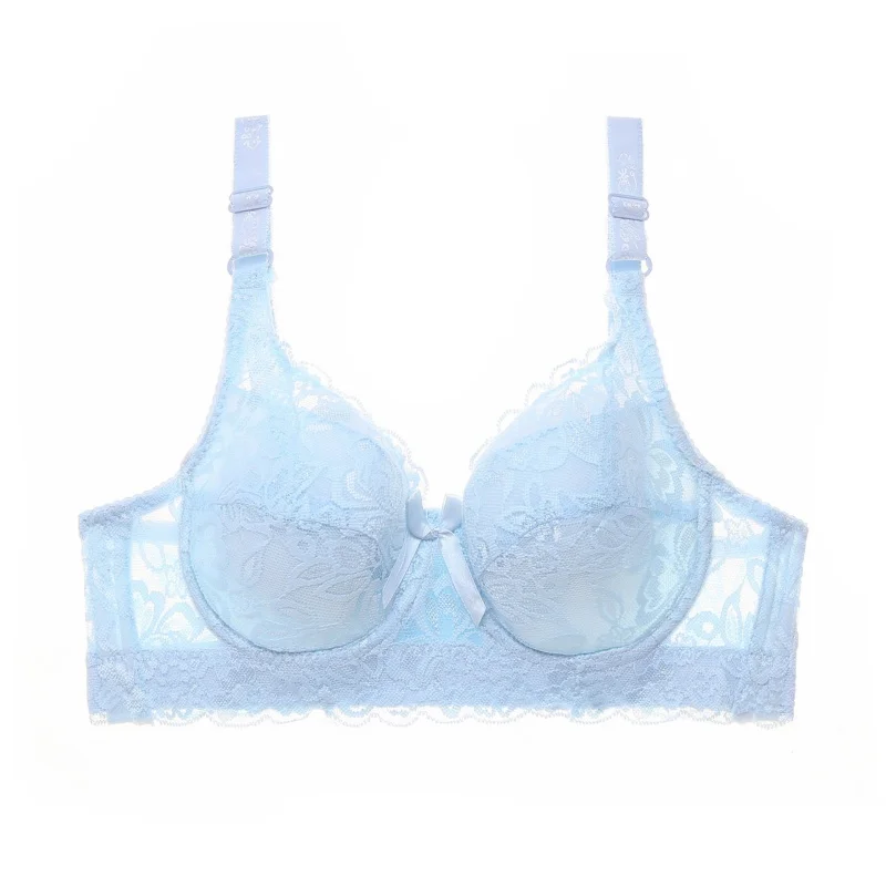 Plus Size Floral Lace Bra with Underwire