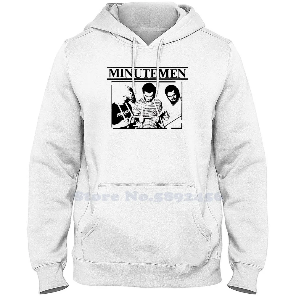 Minutemen Punk Band Long Sleeve Sweatshirt Casual 100% cotton Hoodie