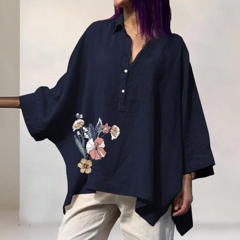 Lady Spring Blouse  Oversized   Women Top Long Sleeves Lady Spring Blouse