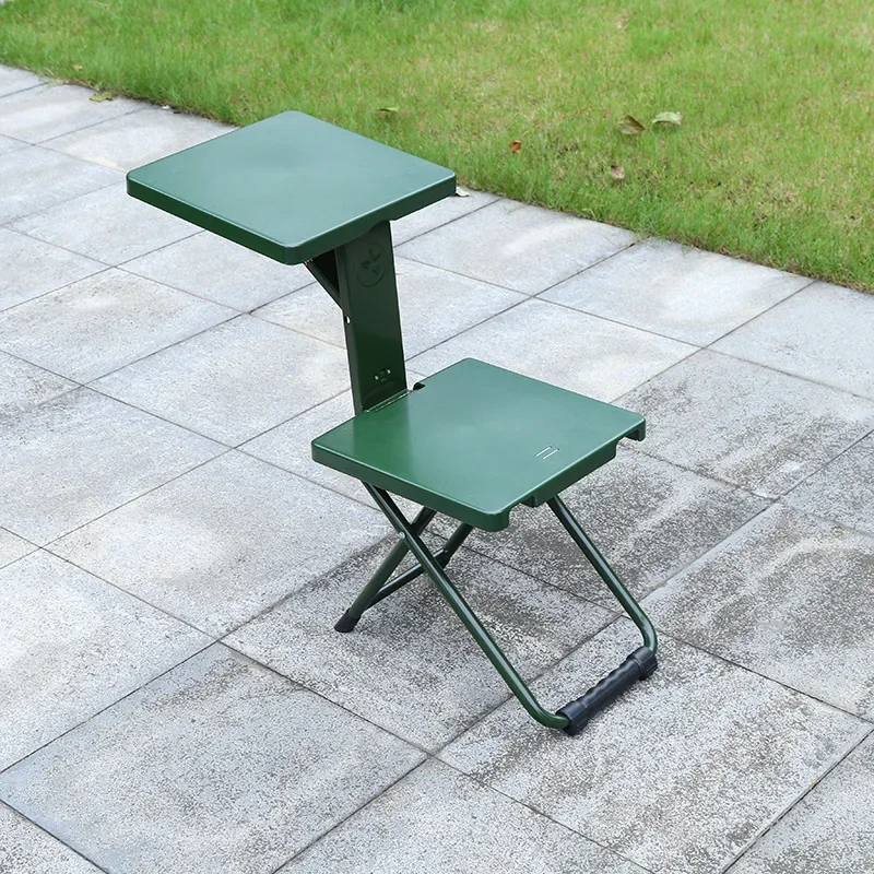 Multifunctional Outdoor Camping Folding Plastic Learning and Homework Integrated Table and Chair Portable Folding Bench Chairs