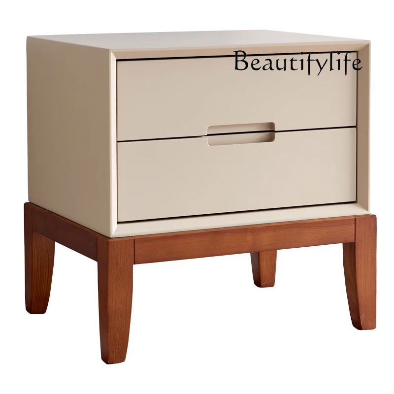 

Nordic Light Luxury Bedside Table Modern Minimalist Small Apartment Bedroom Bedside Storage Drawer Locker