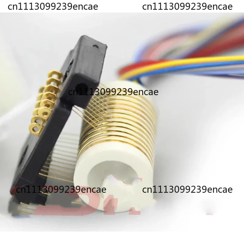 Separate Conductive Slip Ring12 Channels, 2A Conductive Ring Collector Ring Small Volume Electric Slip Ring Split Type Slip