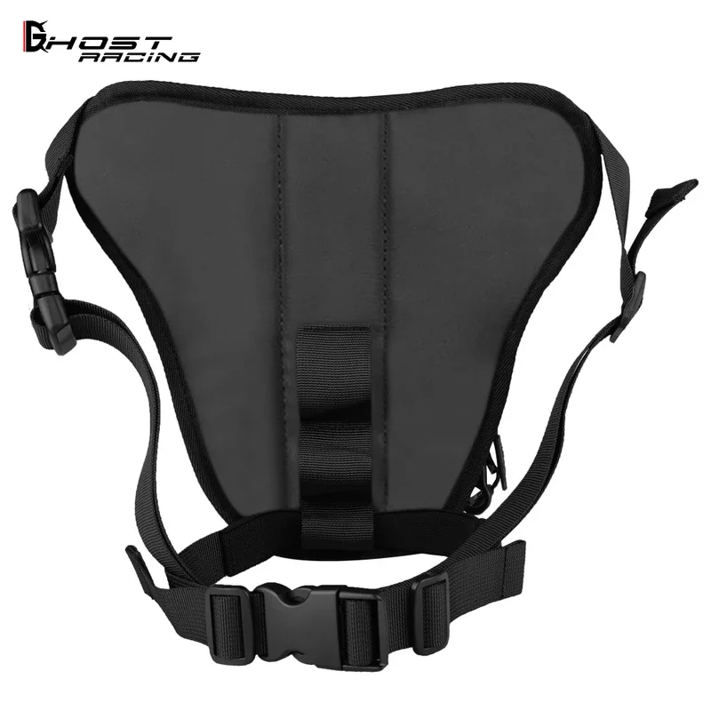 Motorcycle Riding Waterproof Waist Bag Motocross Cycling Bicycle Motorbike Drop Leg Bag Hip Fanny Pack Carbon Fiber Offroad Men