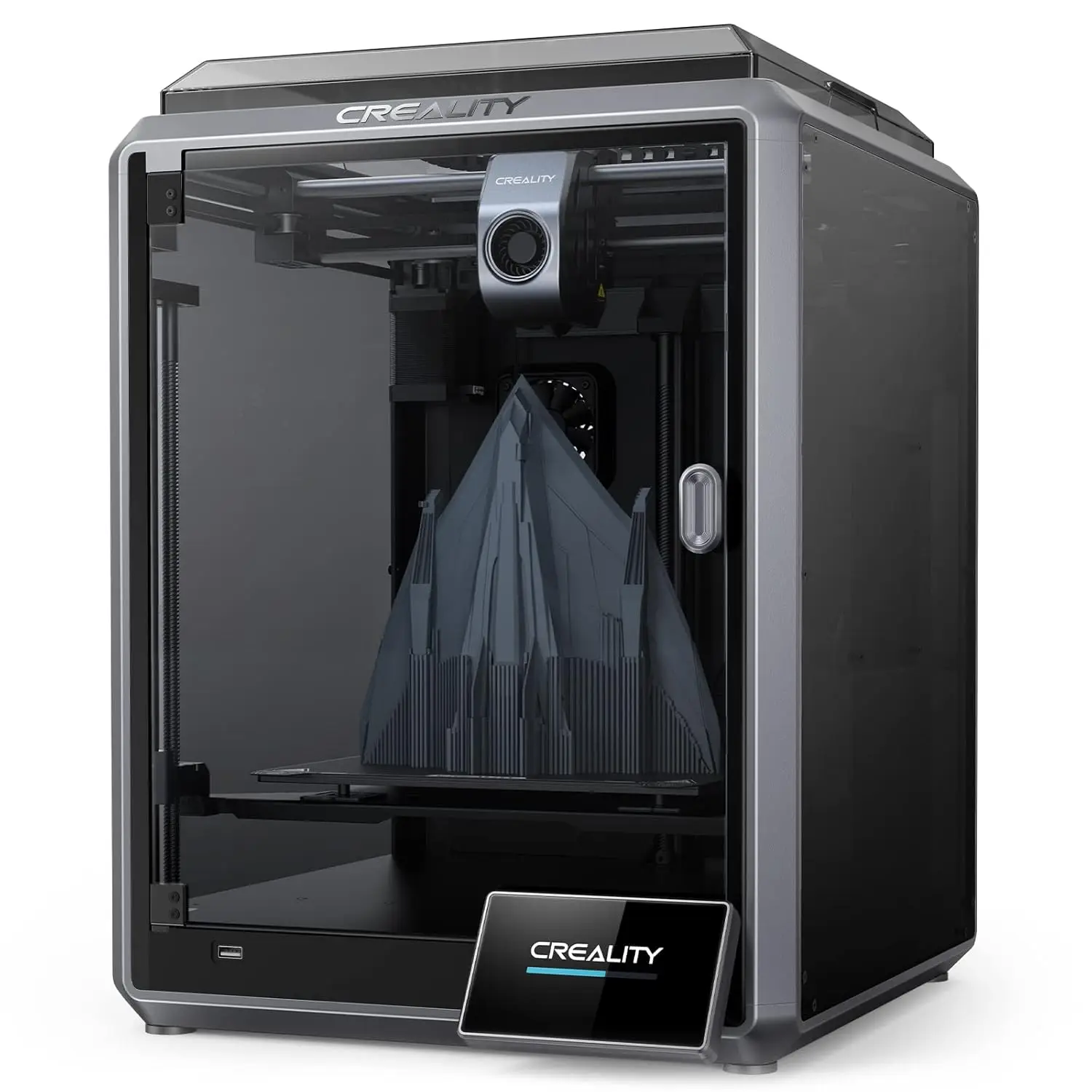 

Creality K1 3D Printer - 600 mm/s High-Speed, Upgraded 0.1 mm Smooth Detail, AutoLeveling, Dual Fans Cooler, Straight