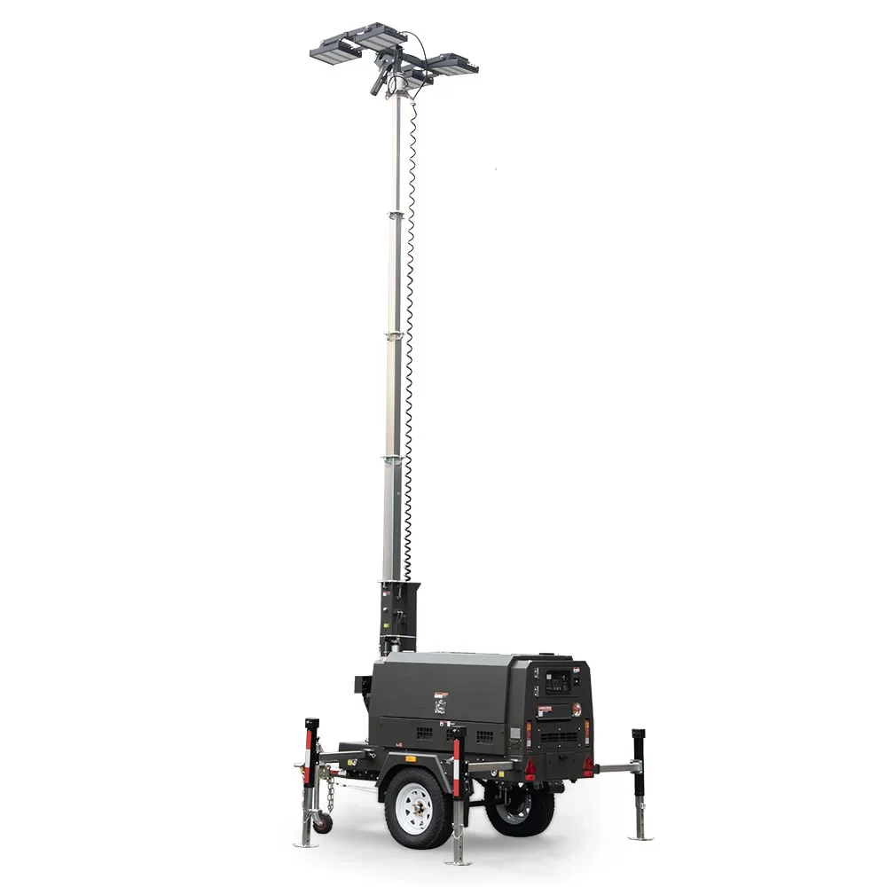 High Quality Cheap Diesel Light Tower Suitable for Rescue and Emergency Situations