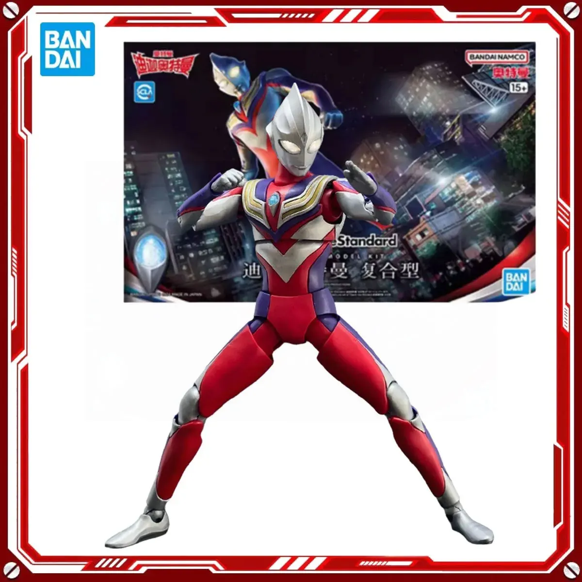 

Bandai натуральная модель Ultraman Tiga, наборы FRS Ultraman Tiga, многотипные игрушки, экшн-фигурка, сборная модель, детский рождественский подарок