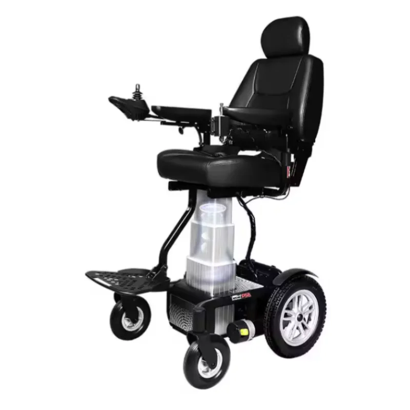 Fully Automatic Intelligent One-Button Lifting Electric Wheelchair For Disabled People And The Elderly Walker Rollator Type