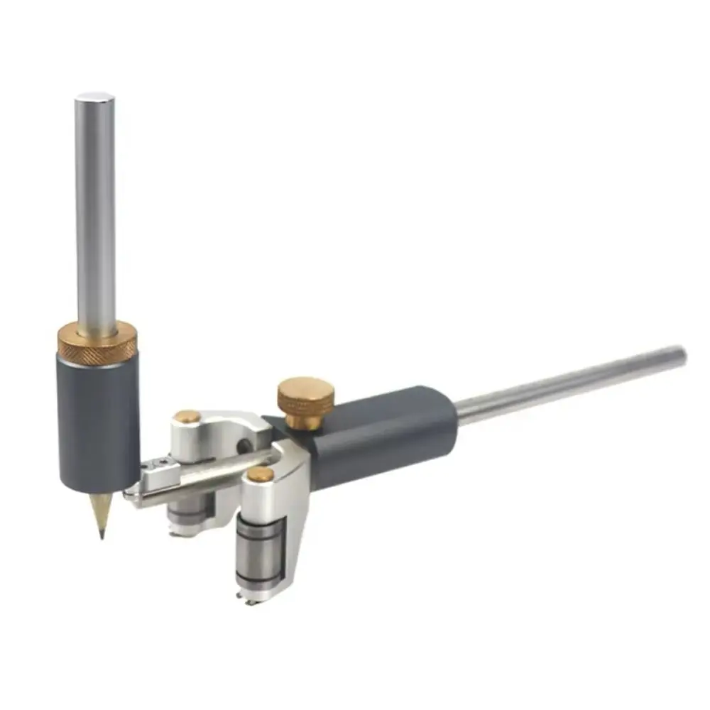 Linear Arc Dual-purpose Straight Arc Curve Line Scriber Line Drawing Range 0-120mm High-precision Woodworking Marking Gauge