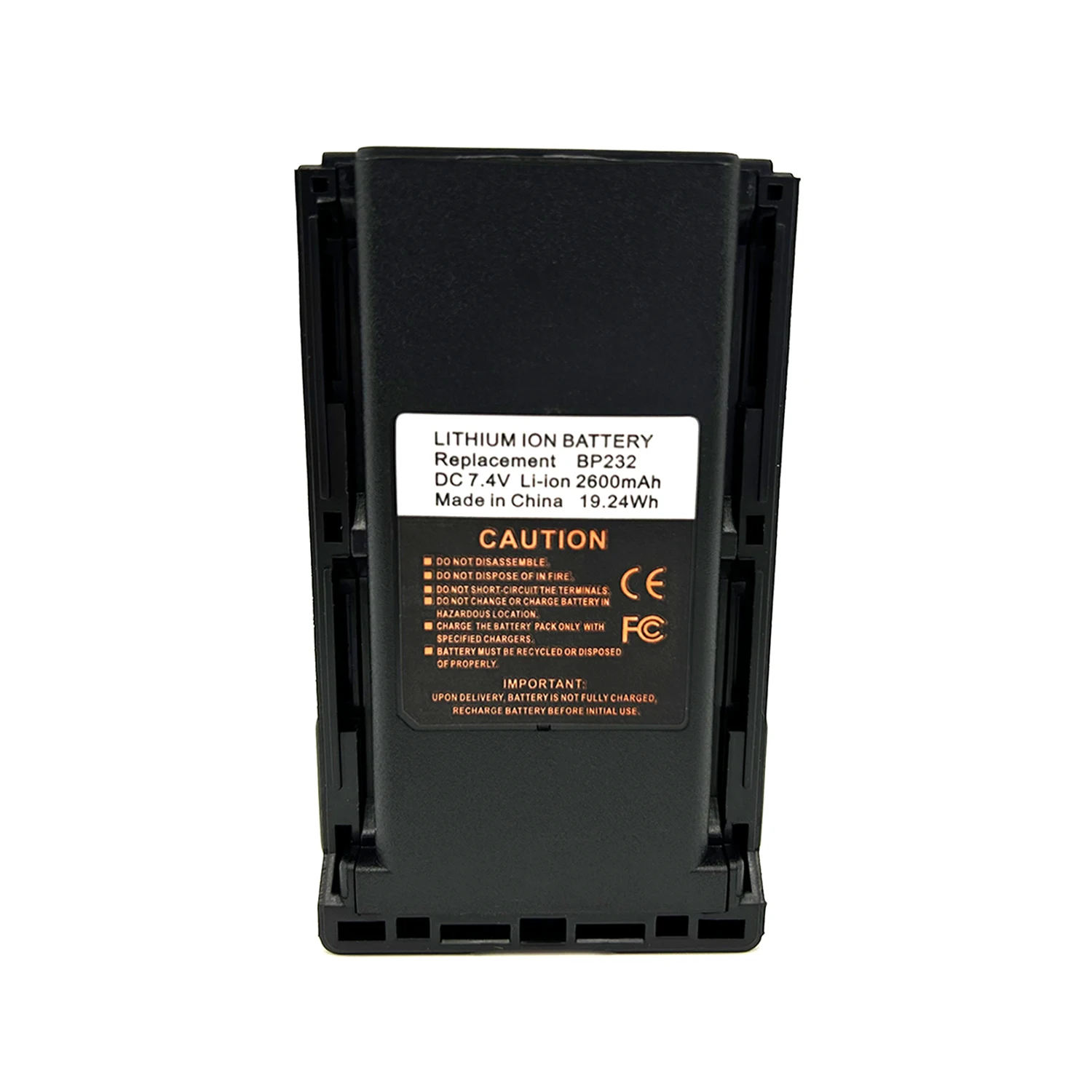 

Walkie Talkie BP-232 2600mAh Battery For IC-F3011 F3021 F3161 F3230 F4011 F4013 F4021 F4161 F4230 F4261 F4360 F4400 Radio