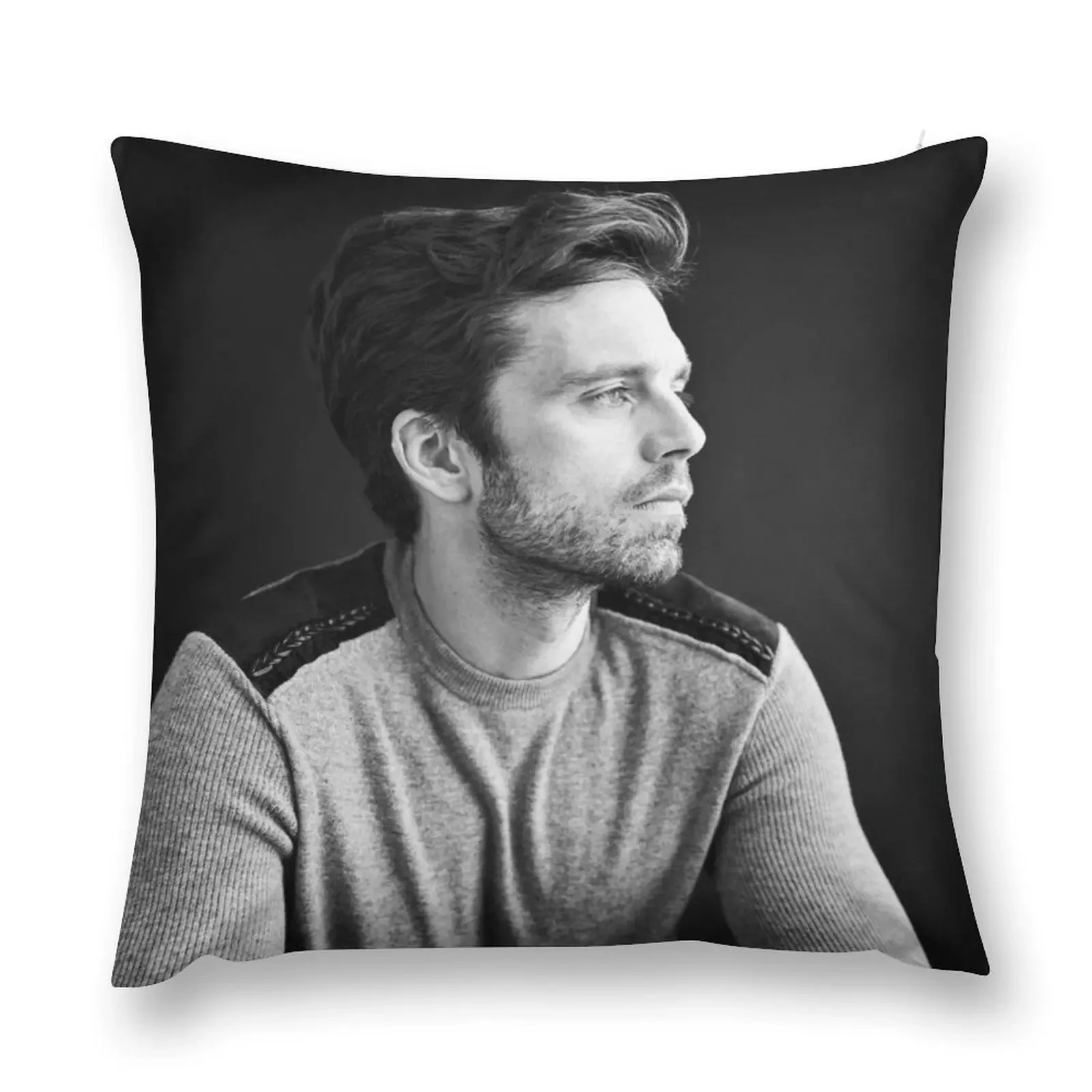 

Stan Black and white Throw Pillow Luxury Cushion Cover Room decorating items home decor items pillow