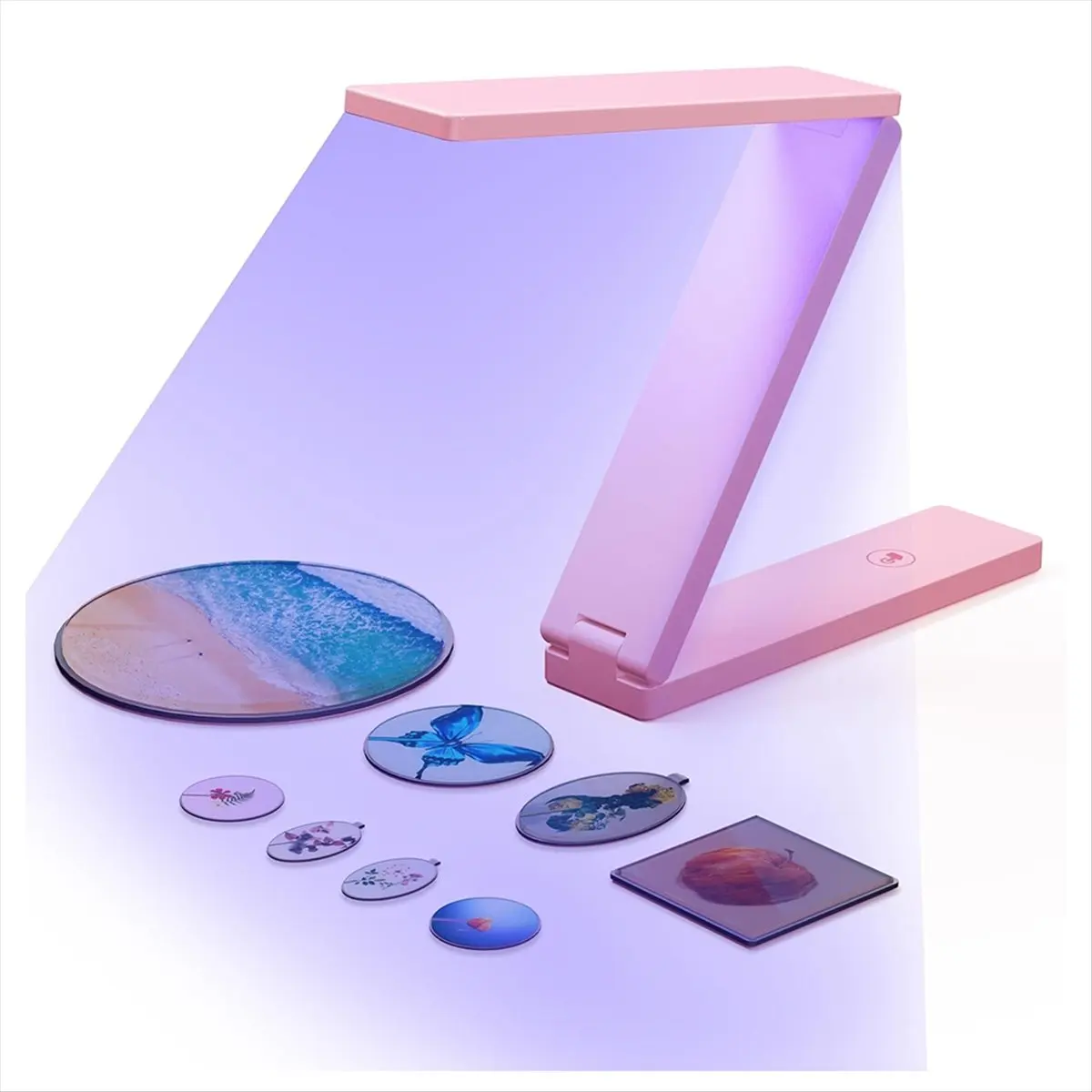 AA19 UV Lamp for Resin Curing, Use, Resin Supplies for UV Resin, Resin Mold, DIY Craft Decoration