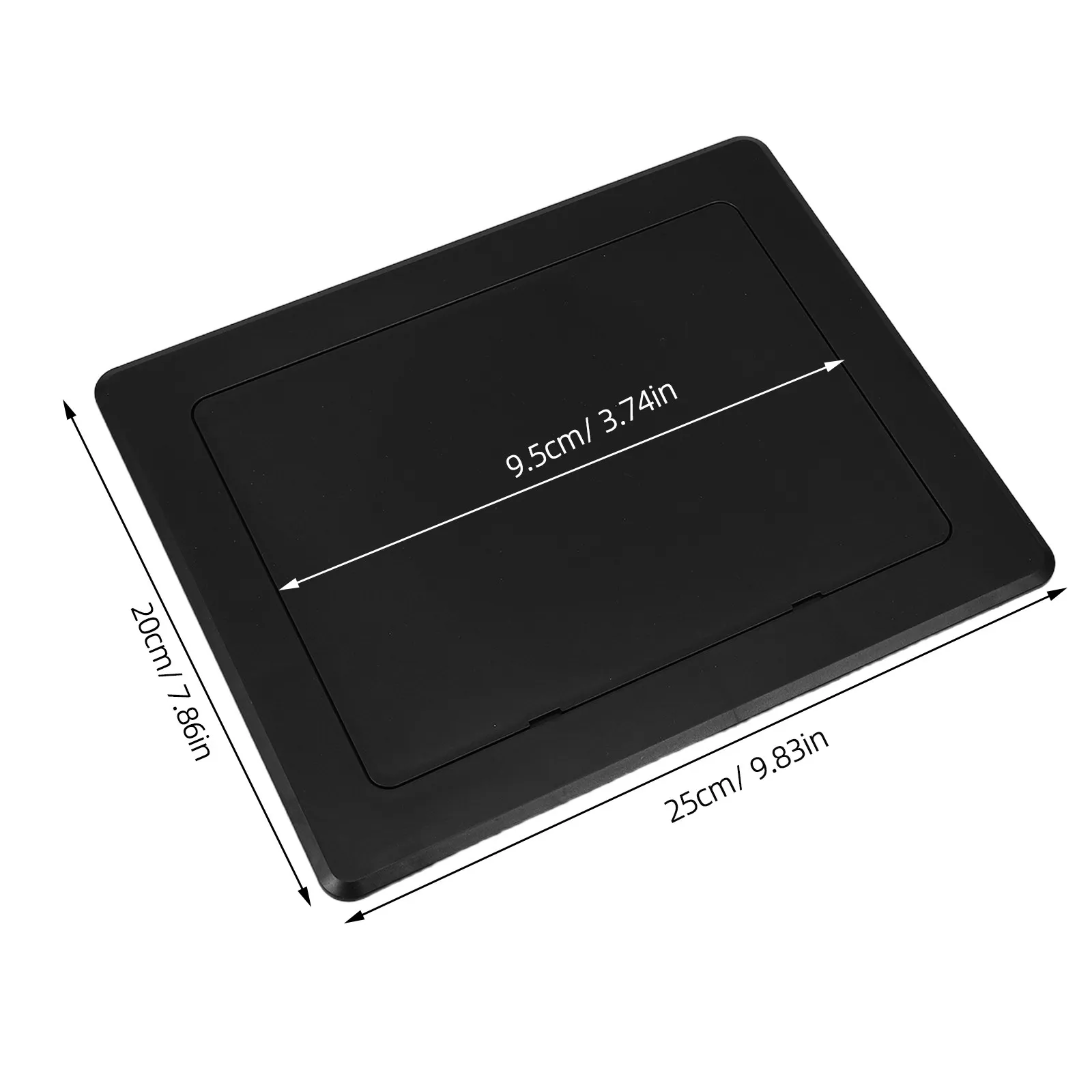 Tapa de Panel de Inspección 10x8 Negra Adhesiva para Techo y Pared, Panel de Servicio para Uso en Plomería, Electricidad y Ducha