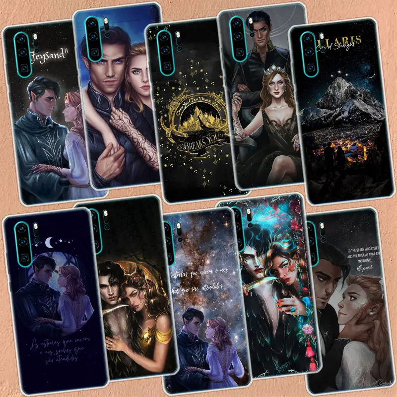 A Court of Mist and Fury Sarah J Maas Phone Case For Huawei P50 Pro P40 P30 Lite P20 P10 Coque Mate 10 Lite 20 30 40 Pro Cover C