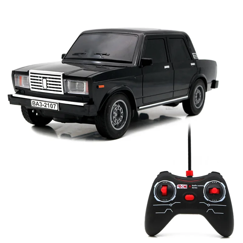 1:12 Scale 4-Way RC Lada Car, Simulation Sedan Remote Control Model Toy Car for Kids