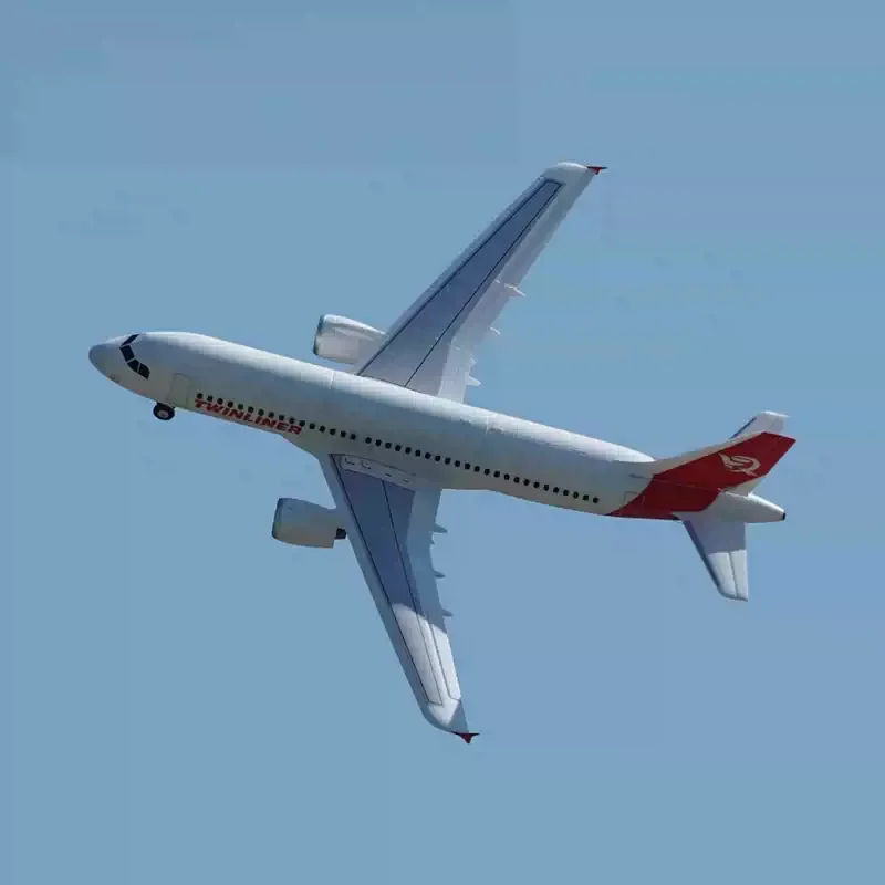 FMS XFly Double 40 mm J32 Twinliner 4S Elektrokanal Echtpassagierflugzeug Modellflugzeug Ferngesteuertes Flugzeug mit Reflex 3