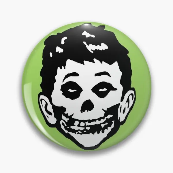 Mad Misfits Re Make Green Ver  Soft Button Pin Metal Hat Lover Decor Badge Clothes Funny Jewelry Creative Cute Gift Fashion