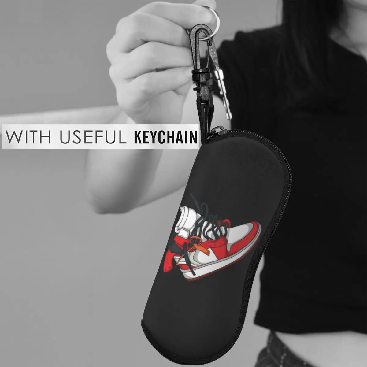 حذاء رياضة Hype شل نظارات حالة النظارات الشمسية الواقية مربع النساء الرجال لينة النظارات حقيبة الحقيبة