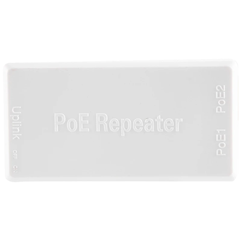 

2 Port POE Repeater 10/100Mbps 1 To 2 Poe Extender With IEEE802.3Af/At 48V For Poe Switch NVR IP Camera AP Parts