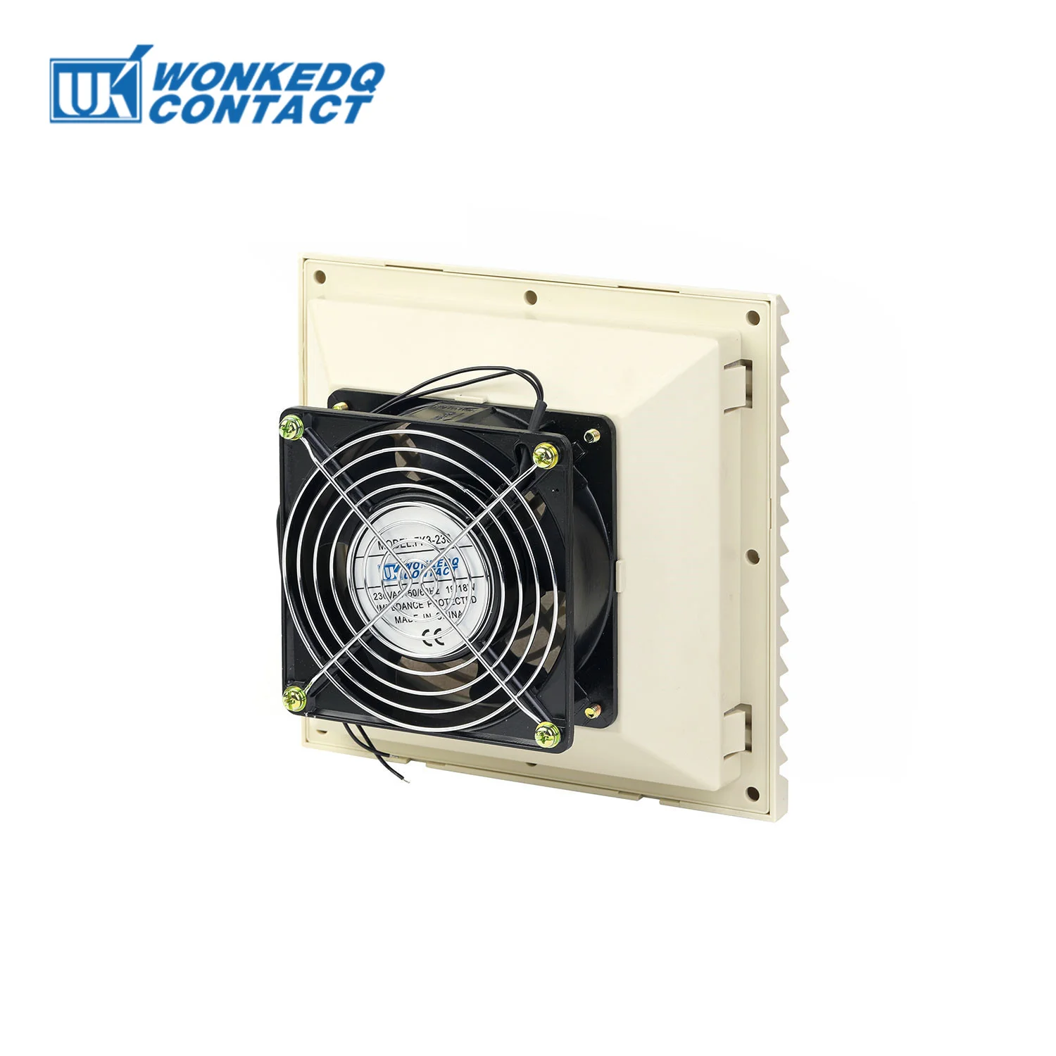 3323-230 Electrical Cabinet Ventilation Set Shutter Fan Grille Louver Blower Exhaust Cooling 230V 120mm Industrial Fan Filter