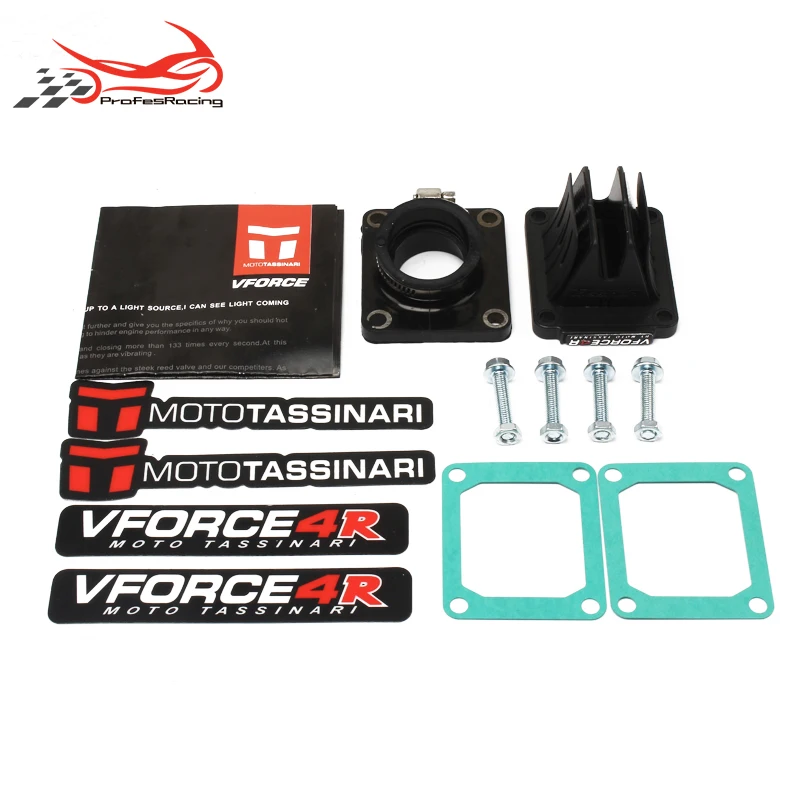 

V Force YZ85 YZ80 RX KING Vforce 4 V4R82A-I впускной коллектор для YAMAHA YZ 85 YZ 80 1993-2020 коробка системы герметичных клапанов из углеродного волокна