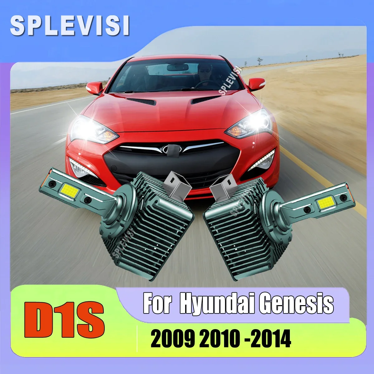 D1S Headlight LED Bulbs on both sides and keep it in the right position For Hyundai Genesis 2009 2010 2011 2012 2013 2014