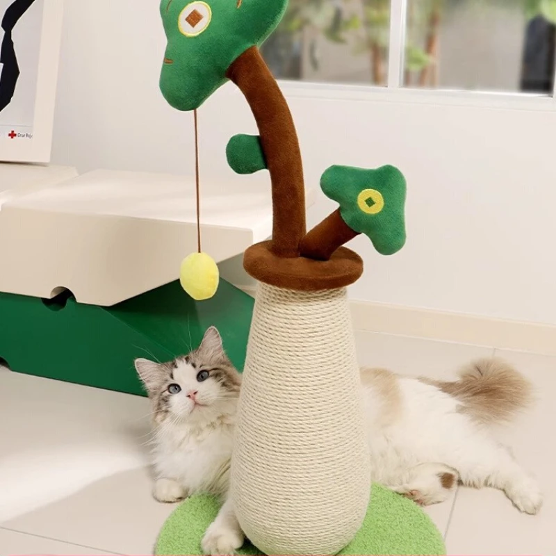 

scratching column grinding claws resistant to scratching crumbs cat climbing frame cat toy