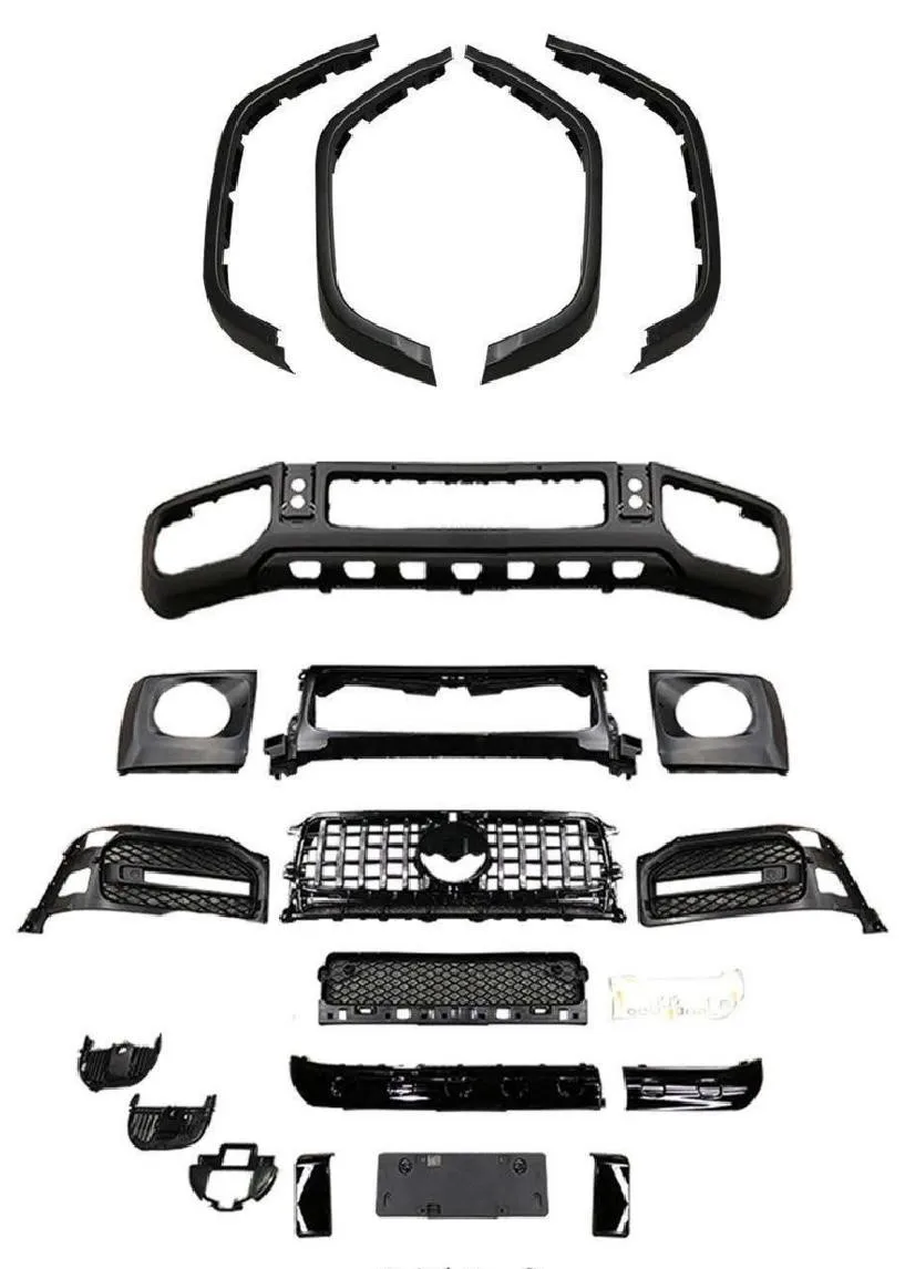 Upgrade G63 AMG Bodykit G63 AMG Front bumper grille guard Fenders Lining BBRS Front Lip for B-ENZ 19-22 G Class W464