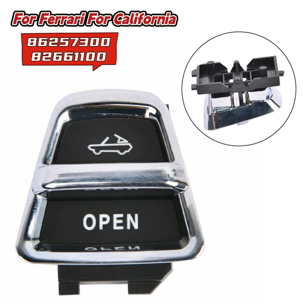 Roof Power Glass Switch Button 86257300 82661100 For Ferrari For California 2012-2014 Black ABS Interior Control Panel Replaceme