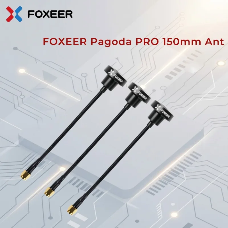 

FOXEER Pagoda PRO 150mm 5.8GHz 3dBi Omni FPV Antenna RHCP SMA for RC FPV Racing Freestyle Drones VTX Goggles DIY Parts