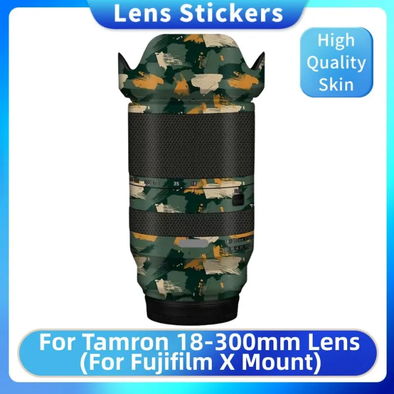 

Для Tamron 18-300 B061, наклейка, виниловая обмотка, пленка, фотокамера, наклейка на рассеиватель 18-300 мм, F3.5-6.3 Di III-A VC VXD для Fujifilm X Mount