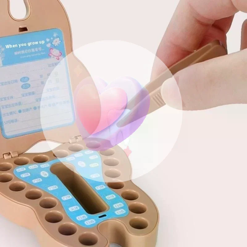 1Pcs Collection Commemorative Box For Girls And Boys Change Teeth Children's Collection Box Baby Teeth Storage Box