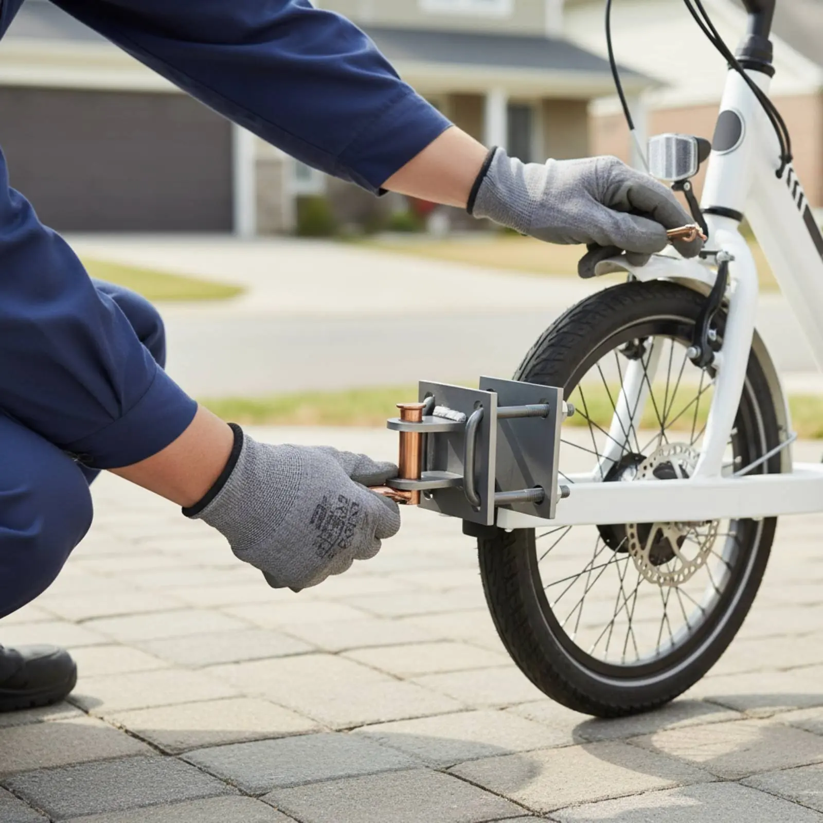

Tricycle Tow Hook Steel Construction Hauling Tow Hook Hitch Adapter Secure Attachment Vehicle Accessory Easy Installation
