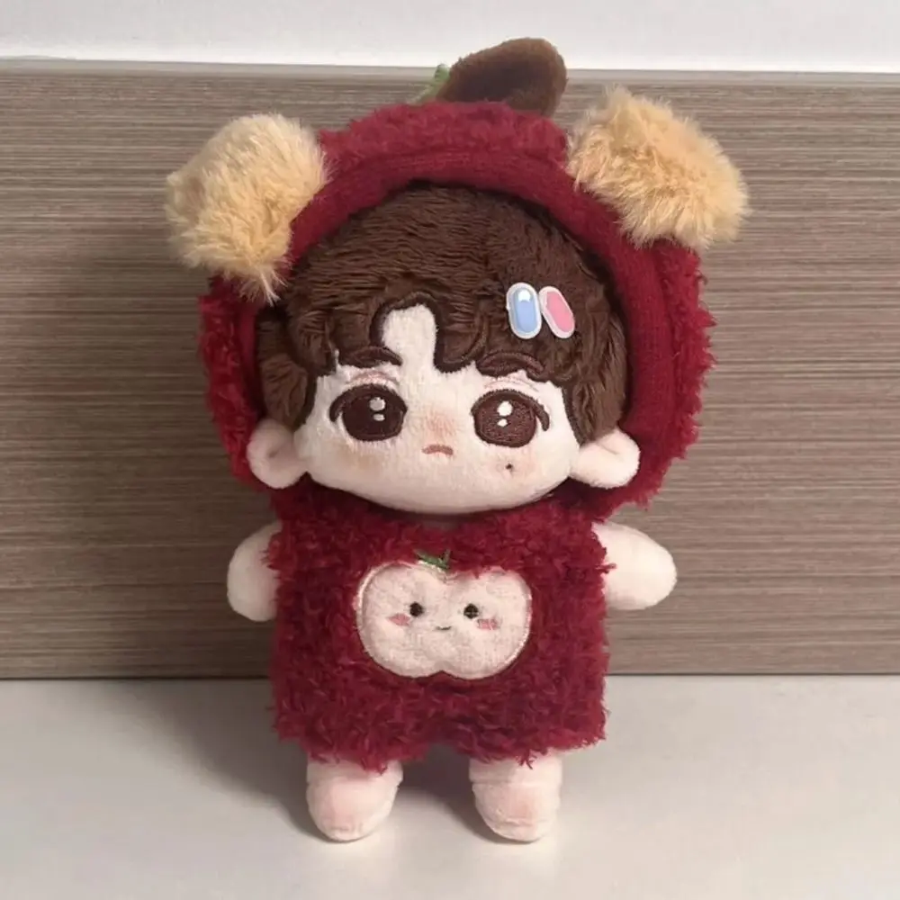 Série de fruits 10cm coton poupée vêtements raisin en peluche combinaison poupée vêtements tenue costume belle poupée habiller ensemble poupée accessoires
