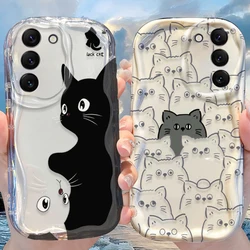 Animal Cat Dog Phone Case for Samsung Galaxy A34 A33 A32 A31 A30 A20 A24 A23 A22 A21S A20S A14 A13 A12 A10S A04E A04 A03 Cover