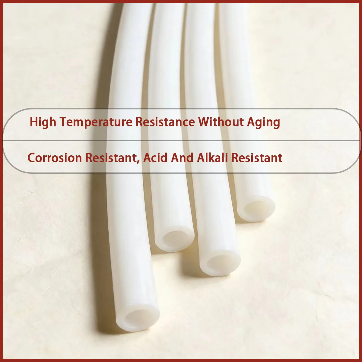 White PTFE tube with an outer diameter of 1-14mm is used in chemical, electronic, medical, food, and other industries