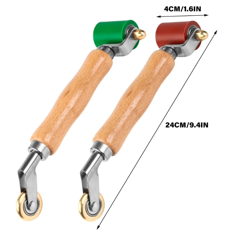 Con lăn áp lực đa chức năng có tay cầm bằng gỗ để tăng cường khả năng hàn và hàn kín