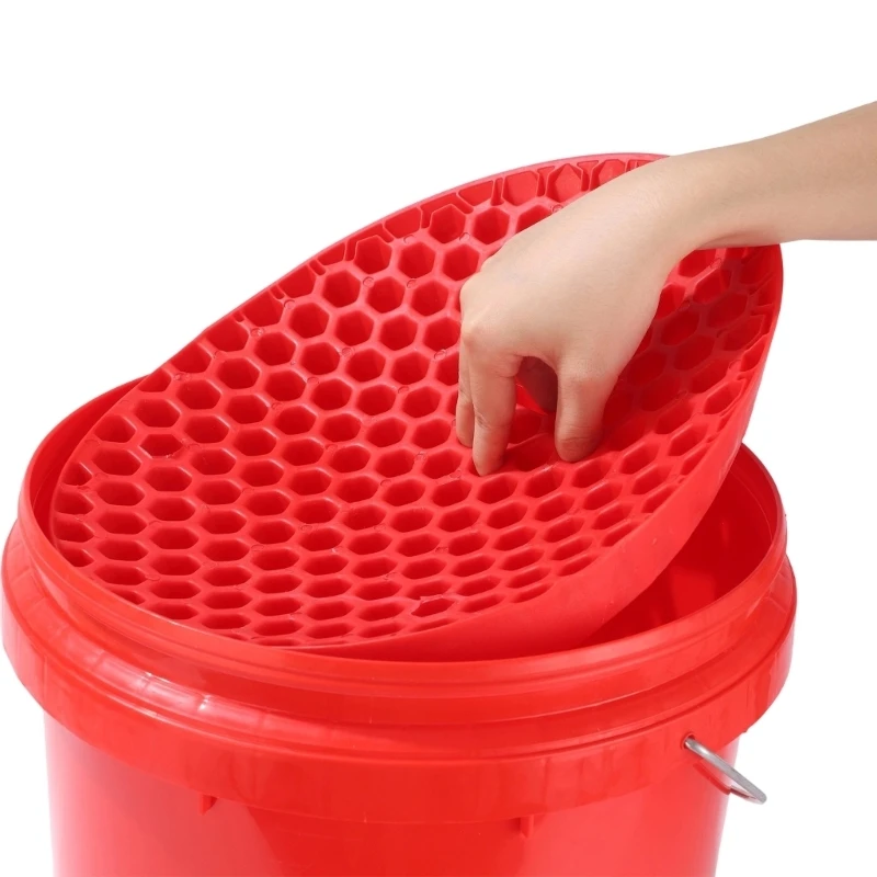 Home Car Wash Bucket Stand Bucket Insert Grit Trap for Drying, Drain Use 