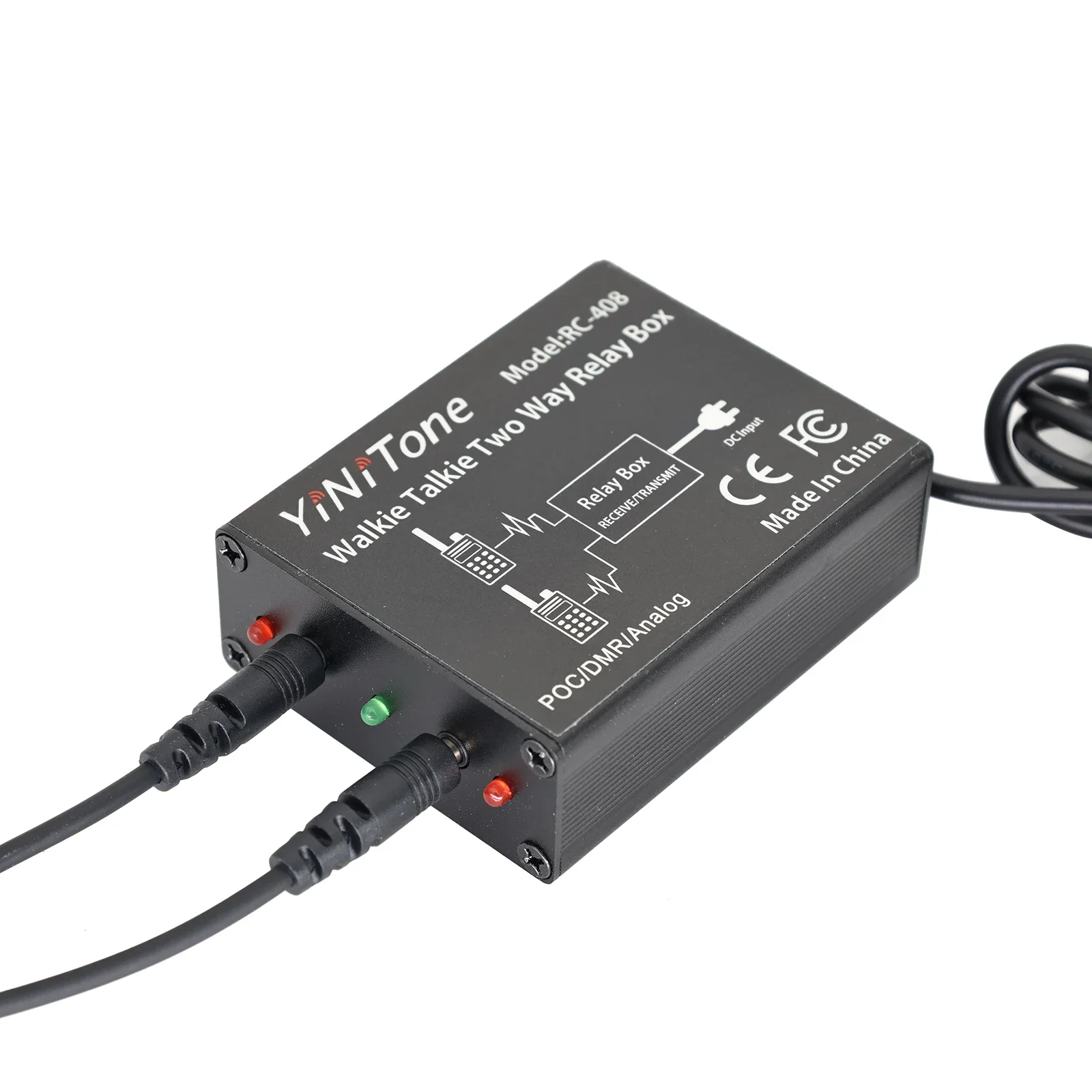 

Yinitone RC-408 Relay Box Two-Way Radio Relay | K Port for Baofeng UV-5R, BF-888S, Kenwood, TYT