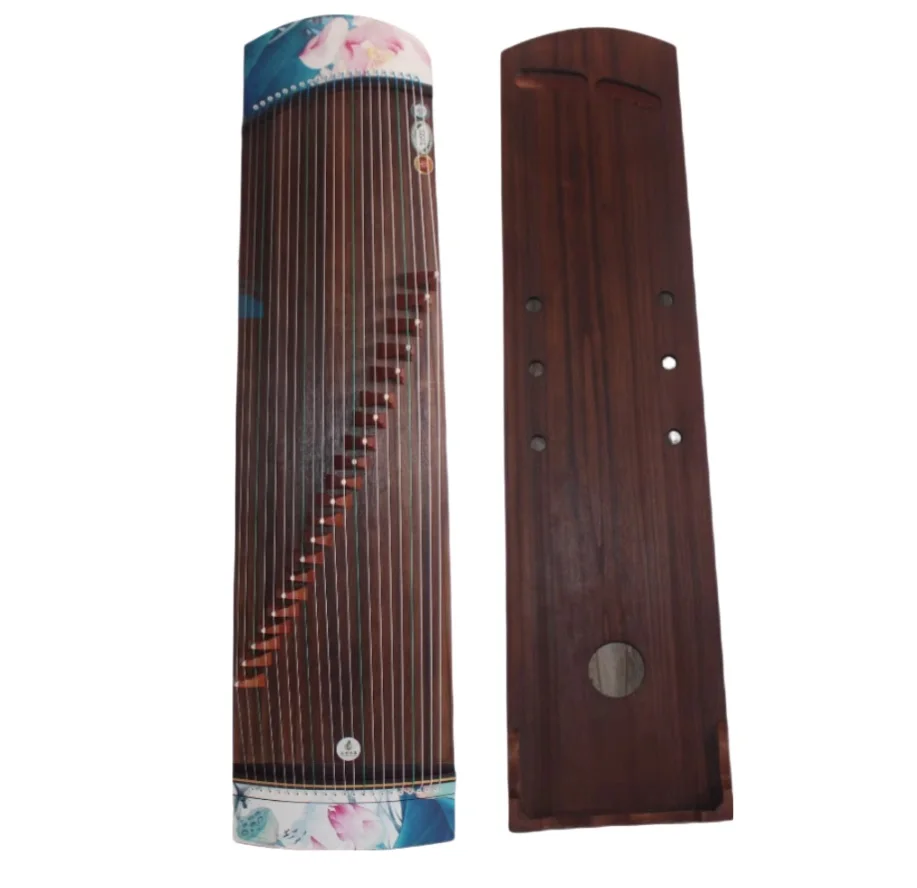 Guzheng 125Cm Hibiscuspatroon Chinese Snaarinstrumenten