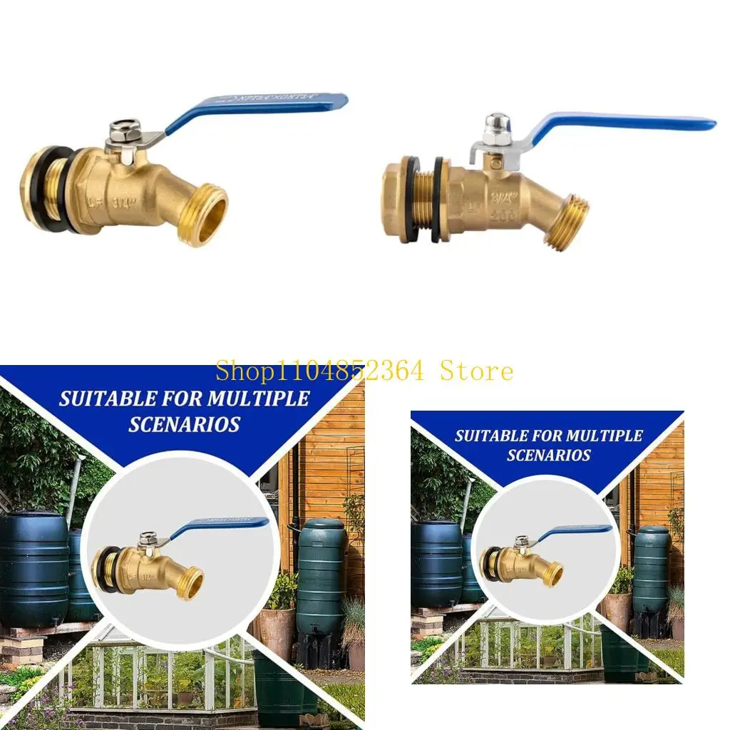 

652F Corrosion Resistant Brass Valves For Rainwater Collection & Storage Solution