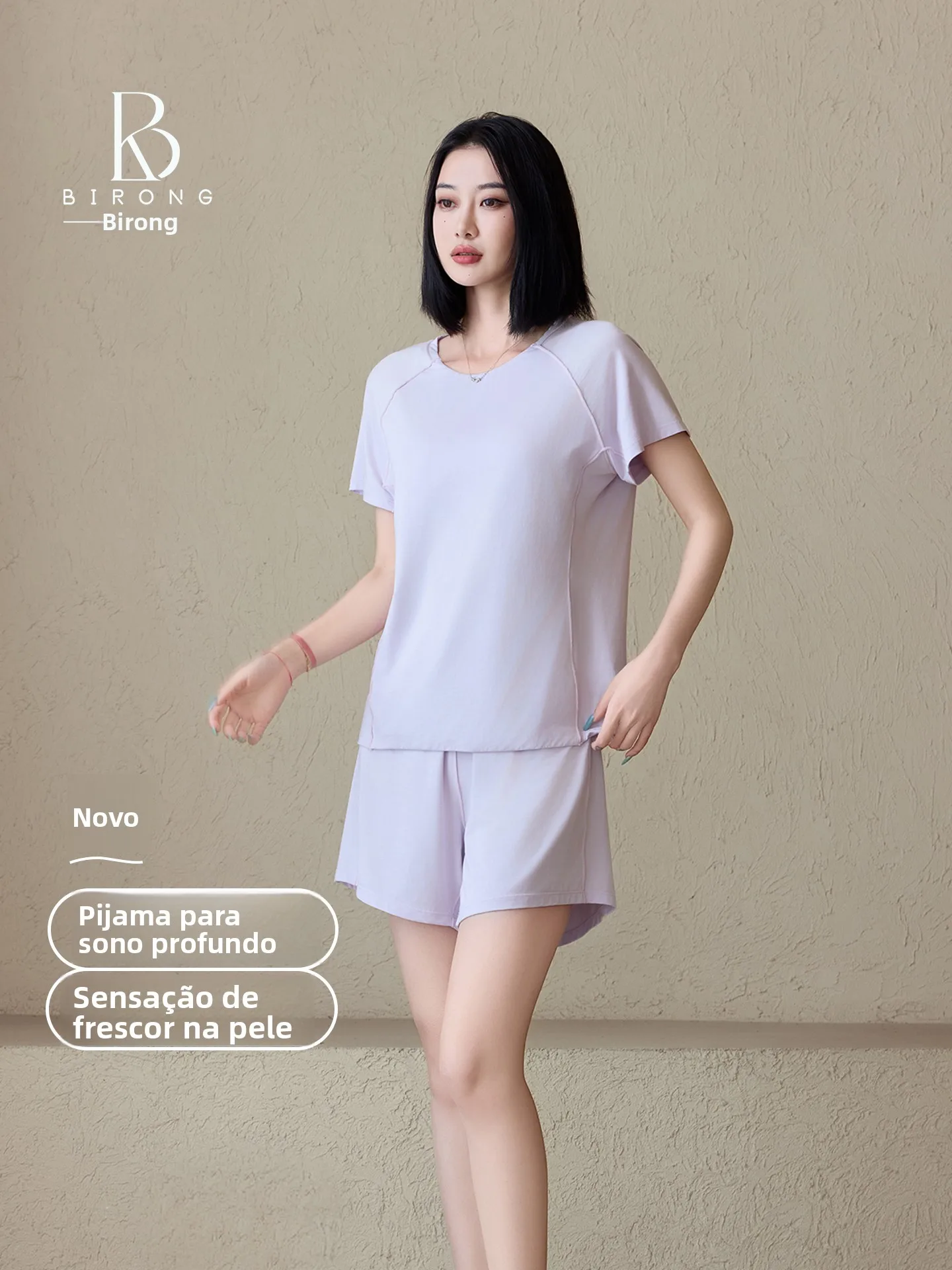 bivon-pijama-de-verano-para-mujer-clase-a-lyocell-modal-manga-corta-pantalones-cortos-ropa-para-el-hogar-ultrasuave