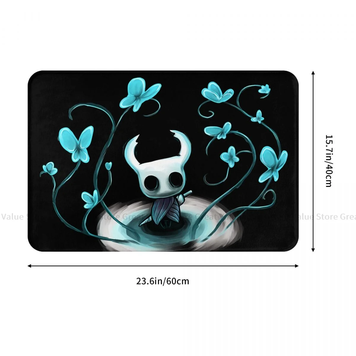 Hollow Knight Game Non-slip Doormat Fashion Bath Bedroom Mat Welcome Carpet Indoor Pattern Decor